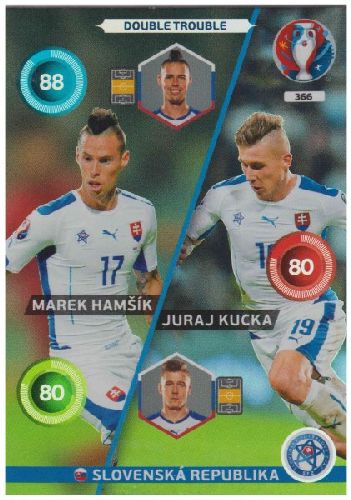 Adrenalyn Euro 2016 #366, Marek Hamsik / Juraj Kucka