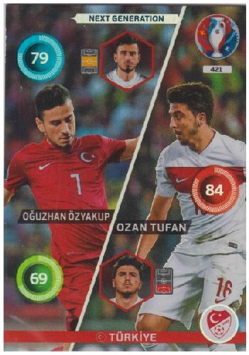 Adrenalyn Euro 2016 #421, Ozan Tufan / Oguzhan Özyakup