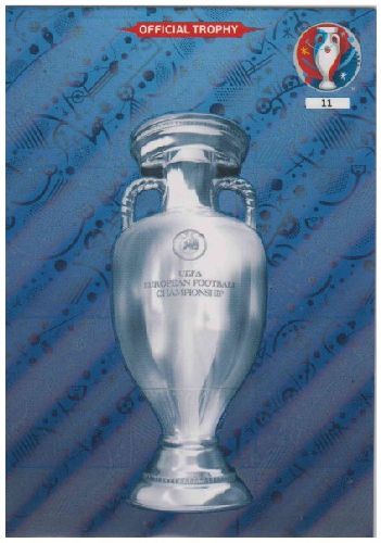 Adrenalyn Euro 2016 #011, Official Trophy