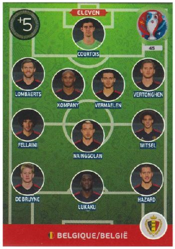 Adrenalyn Euro 2016 #045, Belgique / Belgie