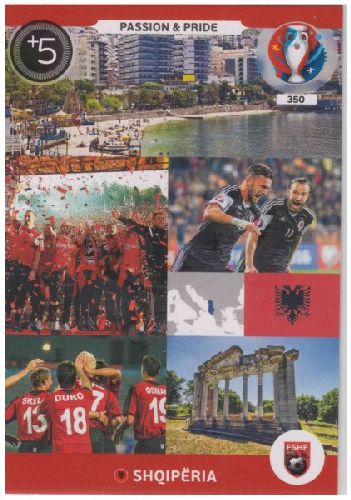 Adrenalyn Euro 2016 #350, Shqiperia