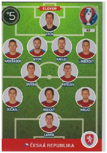 Adrenalyn Euro 2016 #063, Ceska Republika