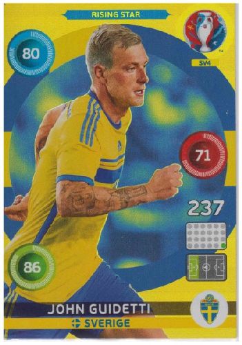 Adrenalyn Euro 2016 #SV4, John Guidetti