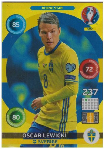 Adrenalyn Euro 2016 #SV7, Oscar Lewicki