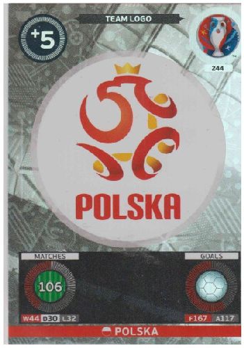 Adrenalyn Euro 2016 #244, Polska