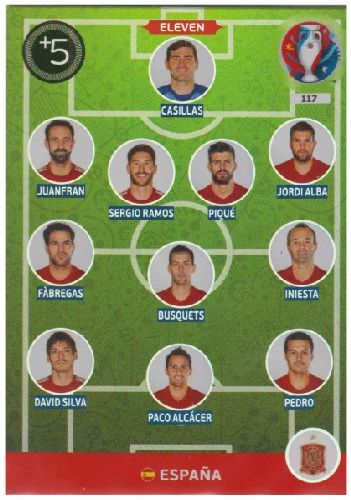 Adrenalyn Euro 2016 #117, Espana