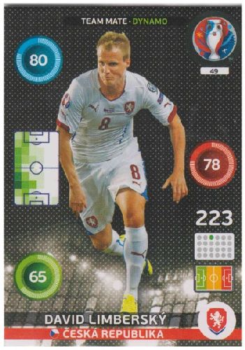 Adrenalyn Euro 2016 #049, David Limbersky