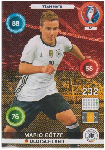 Adrenalyn Euro 2016 #070, Mario Götze