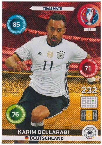 Adrenalyn Euro 2016 #072, Karim Bellarabi