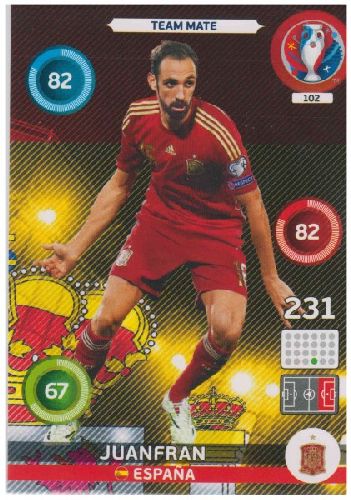 Adrenalyn Euro 2016 #102, Juanfran