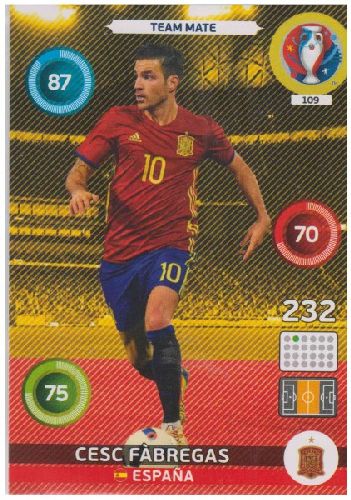 Adrenalyn Euro 2016 #109, Cesc Fabregas
