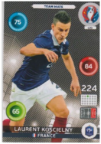 Adrenalyn Euro 2016 #120, Laurent Koscielny