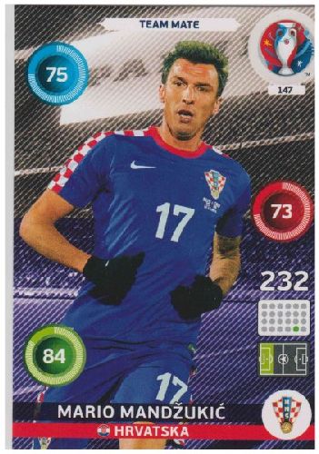Adrenalyn Euro 2016 #147, Mario Mandzukic