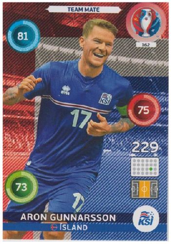 Adrenalyn Euro 2016 #162, Aron Gunnarsson