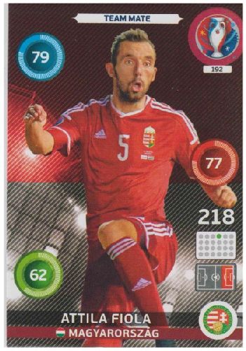 Adrenalyn Euro 2016 #192, Attila Fiola