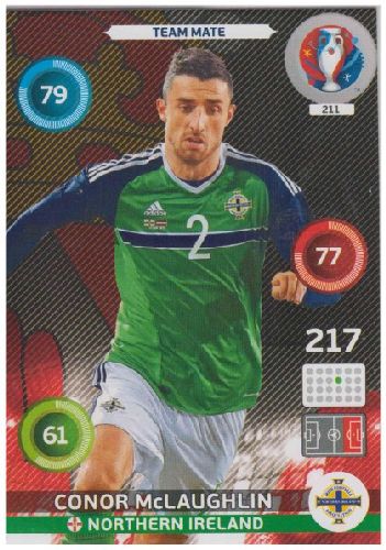 Adrenalyn Euro 2016 #211, Conor McLaughlin