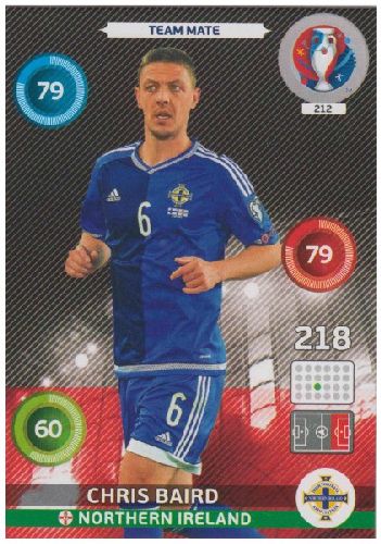 Adrenalyn Euro 2016 #212, Chris Baird