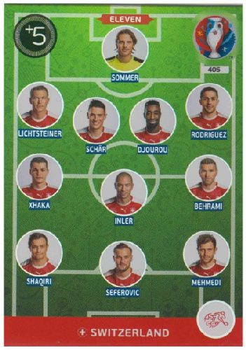 Adrenalyn Euro 2016 #405, Switzerland