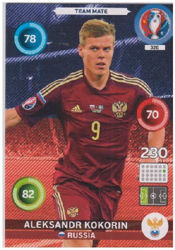 Adrenalyn Euro 2016 #326, Aleksandr Kokorin