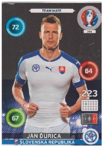 Adrenalyn Euro 2016 #355, Jan Durica