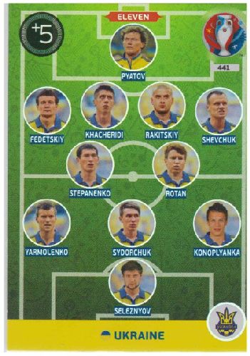 Adrenalyn Euro 2016 #441, Ukraine