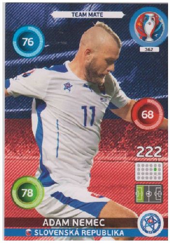 Adrenalyn Euro 2016 #362, Adam Nemec