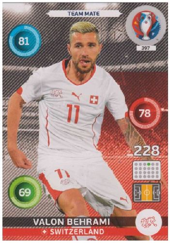 Adrenalyn Euro 2016 #397, Valon Behrami