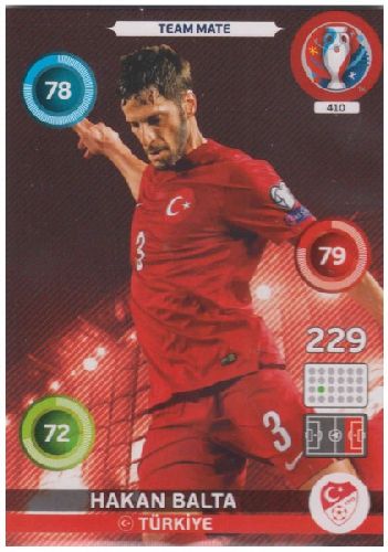 Adrenalyn Euro 2016 #410, Hakan Balta