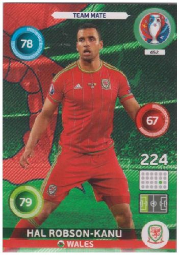 Adrenalyn Euro 2016 #452, Hal Robson-Kanu