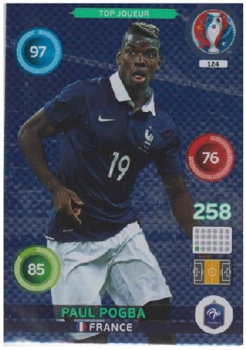 Adrenalyn Euro 2016 #124, Paul Pogba