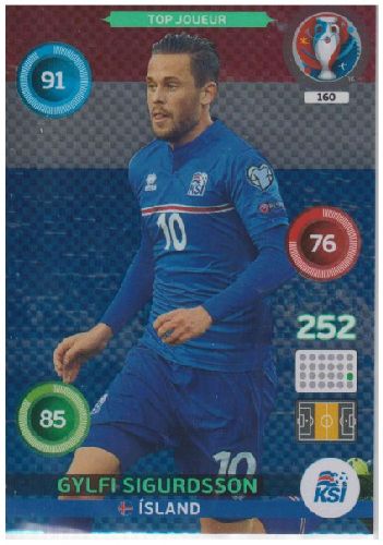 Adrenalyn Euro 2016 #160, Gylfi Sigurdsson