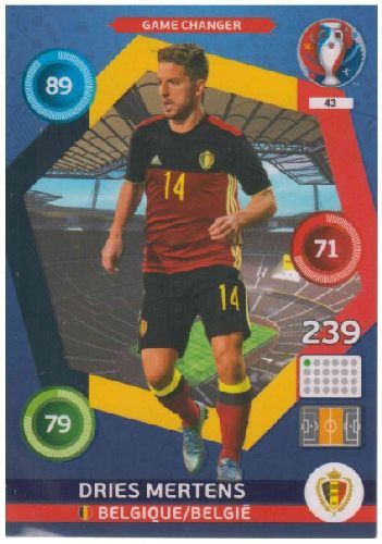Adrenalyn Euro 2016 #043, Dries Mertens
