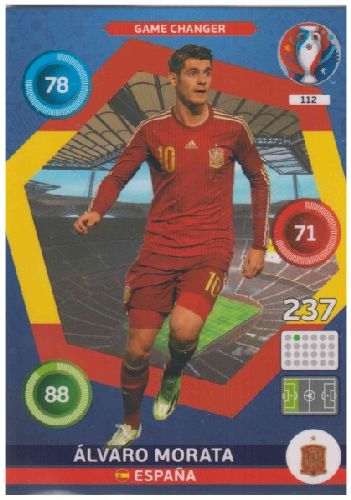 Adrenalyn Euro 2016 #112, Alvaro Morata