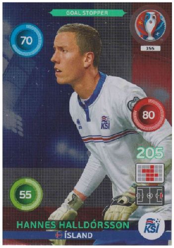 Adrenalyn Euro 2016 #155, Hannes Halldorsson