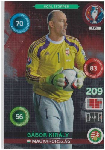 Adrenalyn Euro 2016 #191, Gabor Kiraly