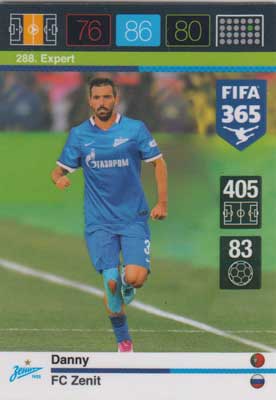 Adrenalyn FIFA 365 #288 Danny