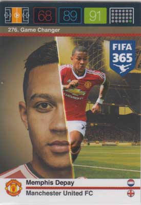Adrenalyn FIFA 365 #276 Memphis Depay