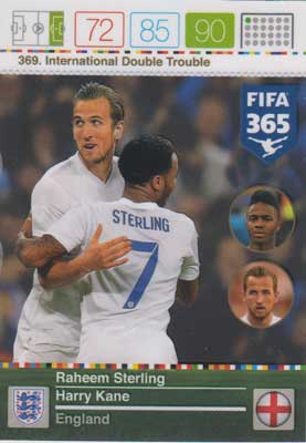 Adrenalyn FIFA 365 #369 Raheem Sterling / Harry Kane