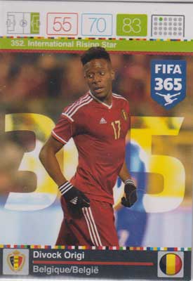 Adrenalyn FIFA 365 #352 Divock Origi