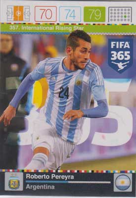 Adrenalyn FIFA 365 #357 Roberto Pereyra