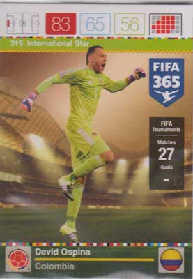 Adrenalyn FIFA 365 #319 David Ospina