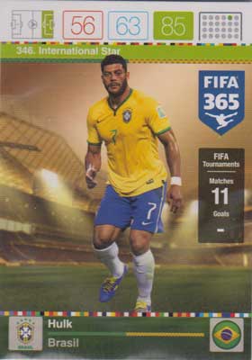 Adrenalyn FIFA 365 #346 Hulk