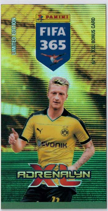 Adrenalyn FIFA 365 #09 Marco Reus Tall Boys