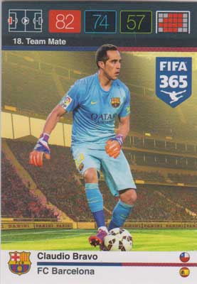 Adrenalyn FIFA 365 #018 Claudio Bravo