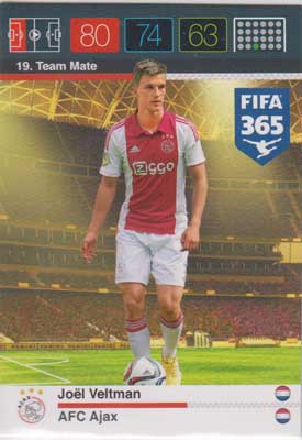 Adrenalyn FIFA 365 #019 Joel Veltman