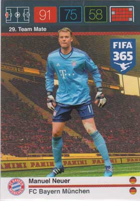Adrenalyn FIFA 365 #029 Manuel Neuer