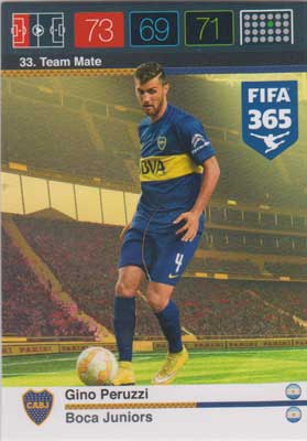 Adrenalyn FIFA 365 #033 Gino Peruzzi