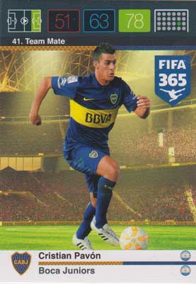 Adrenalyn FIFA 365 #041 Cristian Pavon