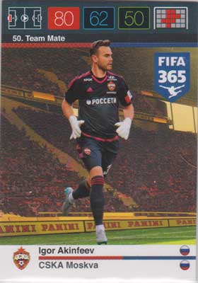 Adrenalyn FIFA 365 #050 Igor Akinfeev