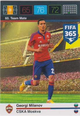 Adrenalyn FIFA 365 #060 Georgi Milanov